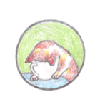 cat_circle（個別スタンプ：15）