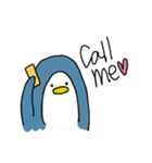 colorful penguins.（個別スタンプ：35）