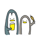 colorful penguins.（個別スタンプ：36）