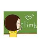 PUMP GIRL love Climbing (English)（個別スタンプ：24）