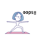 Yoga Fly Girls(Eng)（個別スタンプ：17）