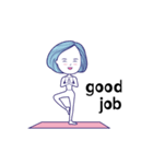 Yoga Fly Girls(Eng)（個別スタンプ：19）