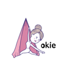 Yoga Fly Girls(Eng)（個別スタンプ：22）