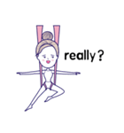 Yoga Fly Girls(Eng)（個別スタンプ：27）