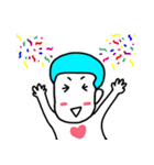 a cute boy want to be a sweet boy（個別スタンプ：11）