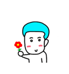 a cute boy want to be a sweet boy（個別スタンプ：28）