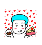 a cute boy want to be a sweet boy（個別スタンプ：31）