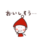 赤い帽子の小人たち 3（個別スタンプ：22）