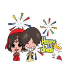 Chiku and Piku toon（個別スタンプ：7）