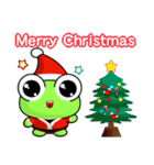 Ruanruan Frog Gengen (Christmas)（個別スタンプ：4）