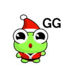 Ruanruan Frog Gengen (Christmas)（個別スタンプ：19）