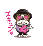 ブルドック サーファー（個別スタンプ：12）