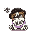 ブルドック サーファー（個別スタンプ：21）