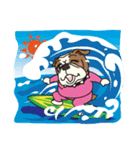 ブルドック サーファー（個別スタンプ：36）