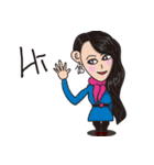 I am a beauty girl（個別スタンプ：1）