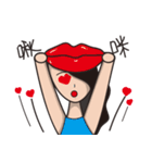 I am a beauty girl（個別スタンプ：6）