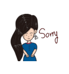 I am a beauty girl（個別スタンプ：8）