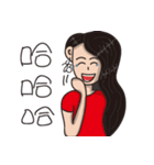 I am a beauty girl（個別スタンプ：27）