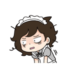 Mr. cats and angry maid（個別スタンプ：9）