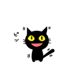 真っ黒な黒ネコ（個別スタンプ：12）
