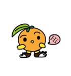 Orange Girl with Pineapple Boy（個別スタンプ：1）