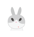 I see the rabbit his name is MIAN CHA GE（個別スタンプ：4）