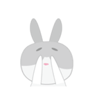 I see the rabbit his name is MIAN CHA GE（個別スタンプ：9）