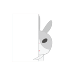 I see the rabbit his name is MIAN CHA GE（個別スタンプ：27）