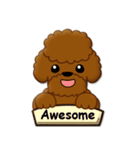 I Love Toy Poodle（個別スタンプ：4）