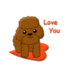 I Love Toy Poodle（個別スタンプ：8）