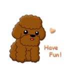 I Love Toy Poodle（個別スタンプ：22）