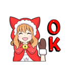 ネコミミガールズ★クリスマスとお正月（個別スタンプ：5）