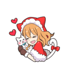 ネコミミガールズ★クリスマスとお正月（個別スタンプ：8）