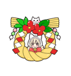 ネコミミガールズ★クリスマスとお正月（個別スタンプ：36）