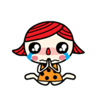 Little red nose girl（個別スタンプ：3）