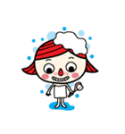 Little red nose girl（個別スタンプ：15）