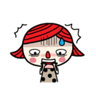 Little red nose girl（個別スタンプ：22）