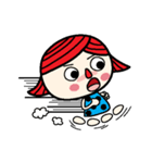 Little red nose girl（個別スタンプ：24）