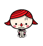 Little red nose girl（個別スタンプ：32）