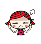 Little red nose girl（個別スタンプ：36）