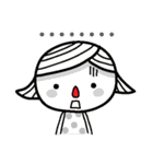 Little red nose girl（個別スタンプ：40）