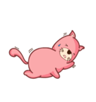 Pink Fat Cat（個別スタンプ：7）