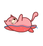 Pink Fat Cat（個別スタンプ：12）