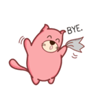 Pink Fat Cat（個別スタンプ：16）