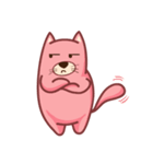 Pink Fat Cat（個別スタンプ：39）