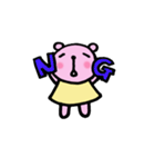 ちびクマ（個別スタンプ：6）
