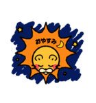 たいようライオンとおにぎりくん（個別スタンプ：2）
