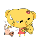 Mochi Elephant's parenting sticker（個別スタンプ：35）