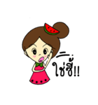 Miss Watermelon (TH)（個別スタンプ：37）