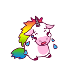 Unicorn Cartoon Fantasy Rainbow Set（個別スタンプ：4）